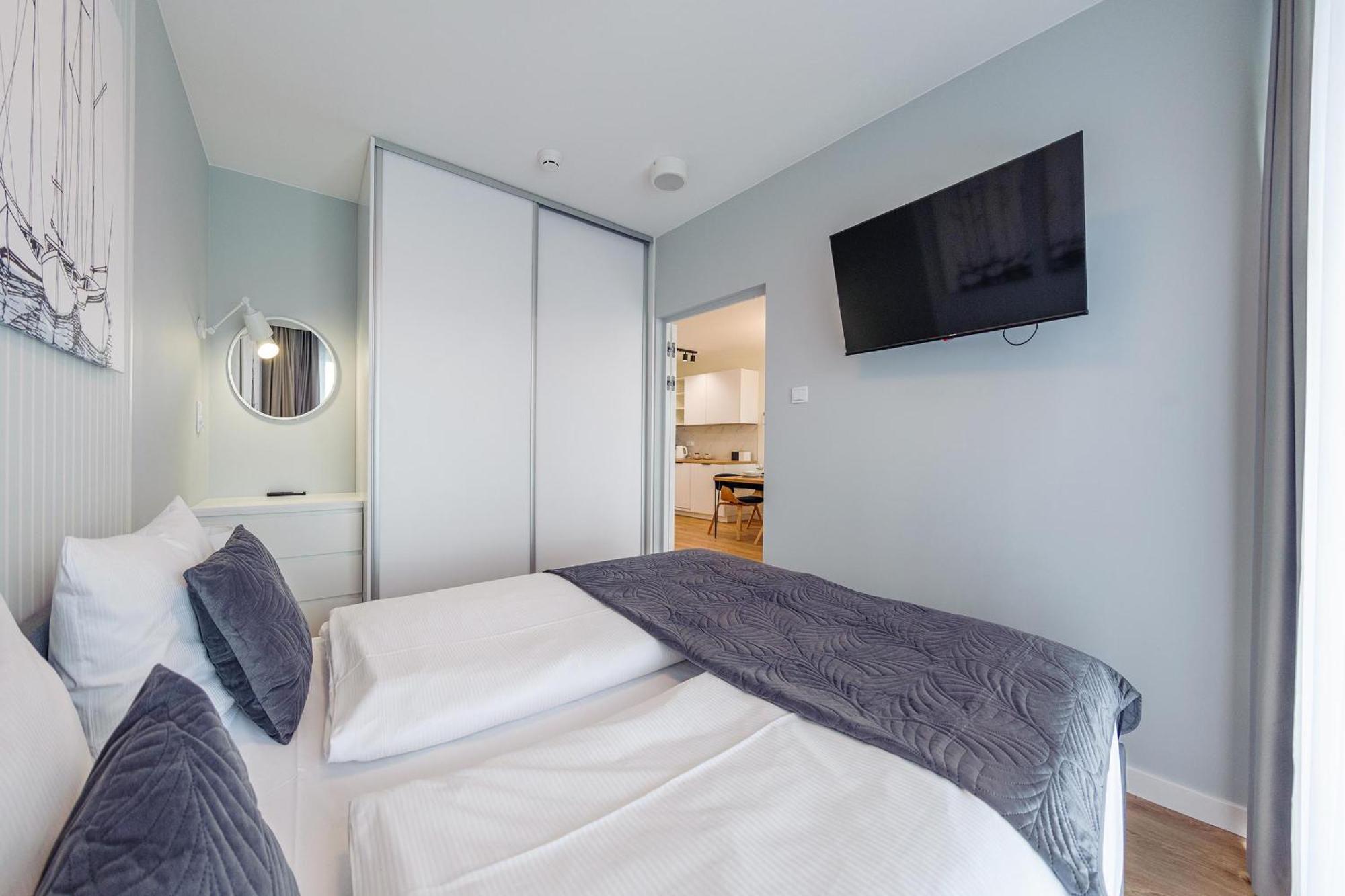 White A319 - Perlowa Przystan-holiday Apartment Kolberg